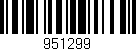 Código de barras (EAN, GTIN, SKU, ISBN): '951299'