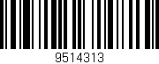 Código de barras (EAN, GTIN, SKU, ISBN): '9514313'