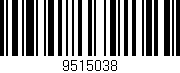 Código de barras (EAN, GTIN, SKU, ISBN): '9515038'