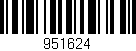 Código de barras (EAN, GTIN, SKU, ISBN): '951624'