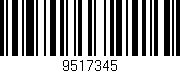 Código de barras (EAN, GTIN, SKU, ISBN): '9517345'