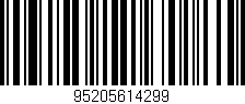 Código de barras (EAN, GTIN, SKU, ISBN): '95205614299'