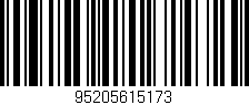 Código de barras (EAN, GTIN, SKU, ISBN): '95205615173'