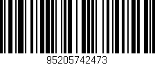 Código de barras (EAN, GTIN, SKU, ISBN): '95205742473'