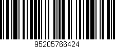 Código de barras (EAN, GTIN, SKU, ISBN): '95205766424'