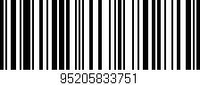 Código de barras (EAN, GTIN, SKU, ISBN): '95205833751'