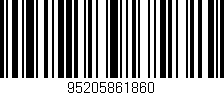 Código de barras (EAN, GTIN, SKU, ISBN): '95205861860'