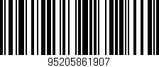 Código de barras (EAN, GTIN, SKU, ISBN): '95205861907'