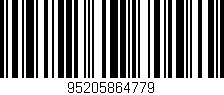 Código de barras (EAN, GTIN, SKU, ISBN): '95205864779'