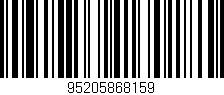 Código de barras (EAN, GTIN, SKU, ISBN): '95205868159'