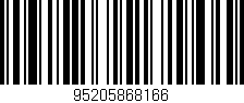 Código de barras (EAN, GTIN, SKU, ISBN): '95205868166'