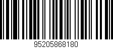 Código de barras (EAN, GTIN, SKU, ISBN): '95205868180'