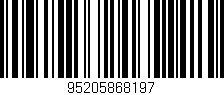 Código de barras (EAN, GTIN, SKU, ISBN): '95205868197'