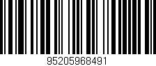 Código de barras (EAN, GTIN, SKU, ISBN): '95205968491'