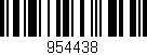 Código de barras (EAN, GTIN, SKU, ISBN): '954438'