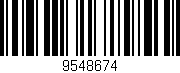 Código de barras (EAN, GTIN, SKU, ISBN): '9548674'
