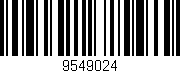 Código de barras (EAN, GTIN, SKU, ISBN): '9549024'