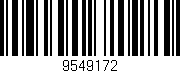 Código de barras (EAN, GTIN, SKU, ISBN): '9549172'