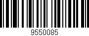 Código de barras (EAN, GTIN, SKU, ISBN): '9550085'