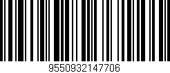 Código de barras (EAN, GTIN, SKU, ISBN): '9550932147706'