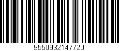 Código de barras (EAN, GTIN, SKU, ISBN): '9550932147720'