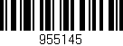 Código de barras (EAN, GTIN, SKU, ISBN): '955145'