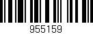 Código de barras (EAN, GTIN, SKU, ISBN): '955159'