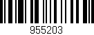 Código de barras (EAN, GTIN, SKU, ISBN): '955203'