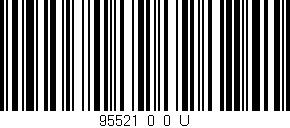 Código de barras (EAN, GTIN, SKU, ISBN): '95521_0_0_U'