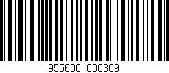 Código de barras (EAN, GTIN, SKU, ISBN): '9556001000309'