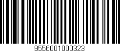 Código de barras (EAN, GTIN, SKU, ISBN): '9556001000323'