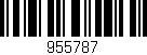 Código de barras (EAN, GTIN, SKU, ISBN): '955787'
