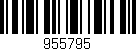 Código de barras (EAN, GTIN, SKU, ISBN): '955795'