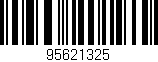 Código de barras (EAN, GTIN, SKU, ISBN): '95621325'