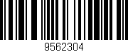 Código de barras (EAN, GTIN, SKU, ISBN): '9562304'