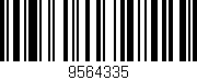 Código de barras (EAN, GTIN, SKU, ISBN): '9564335'