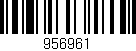 Código de barras (EAN, GTIN, SKU, ISBN): '956961'