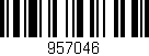 Código de barras (EAN, GTIN, SKU, ISBN): '957046'