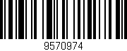 Código de barras (EAN, GTIN, SKU, ISBN): '9570974'