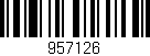 Código de barras (EAN, GTIN, SKU, ISBN): '957126'