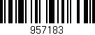 Código de barras (EAN, GTIN, SKU, ISBN): '957183'