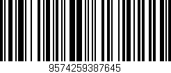 Código de barras (EAN, GTIN, SKU, ISBN): '9574259387645'