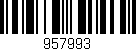 Código de barras (EAN, GTIN, SKU, ISBN): '957993'