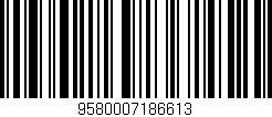 Código de barras (EAN, GTIN, SKU, ISBN): '9580007186613'