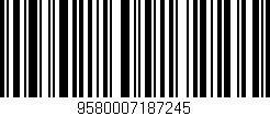 Código de barras (EAN, GTIN, SKU, ISBN): '9580007187245'