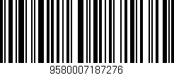 Código de barras (EAN, GTIN, SKU, ISBN): '9580007187276'
