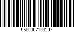 Código de barras (EAN, GTIN, SKU, ISBN): '9580007188297'