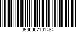 Código de barras (EAN, GTIN, SKU, ISBN): '9580007191464'