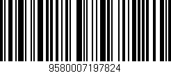 Código de barras (EAN, GTIN, SKU, ISBN): '9580007197824'