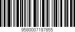 Código de barras (EAN, GTIN, SKU, ISBN): '9580007197855'